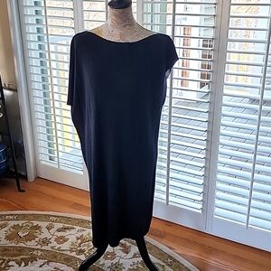White Space Asymmetrical Wool Blend Dress - Size 1X